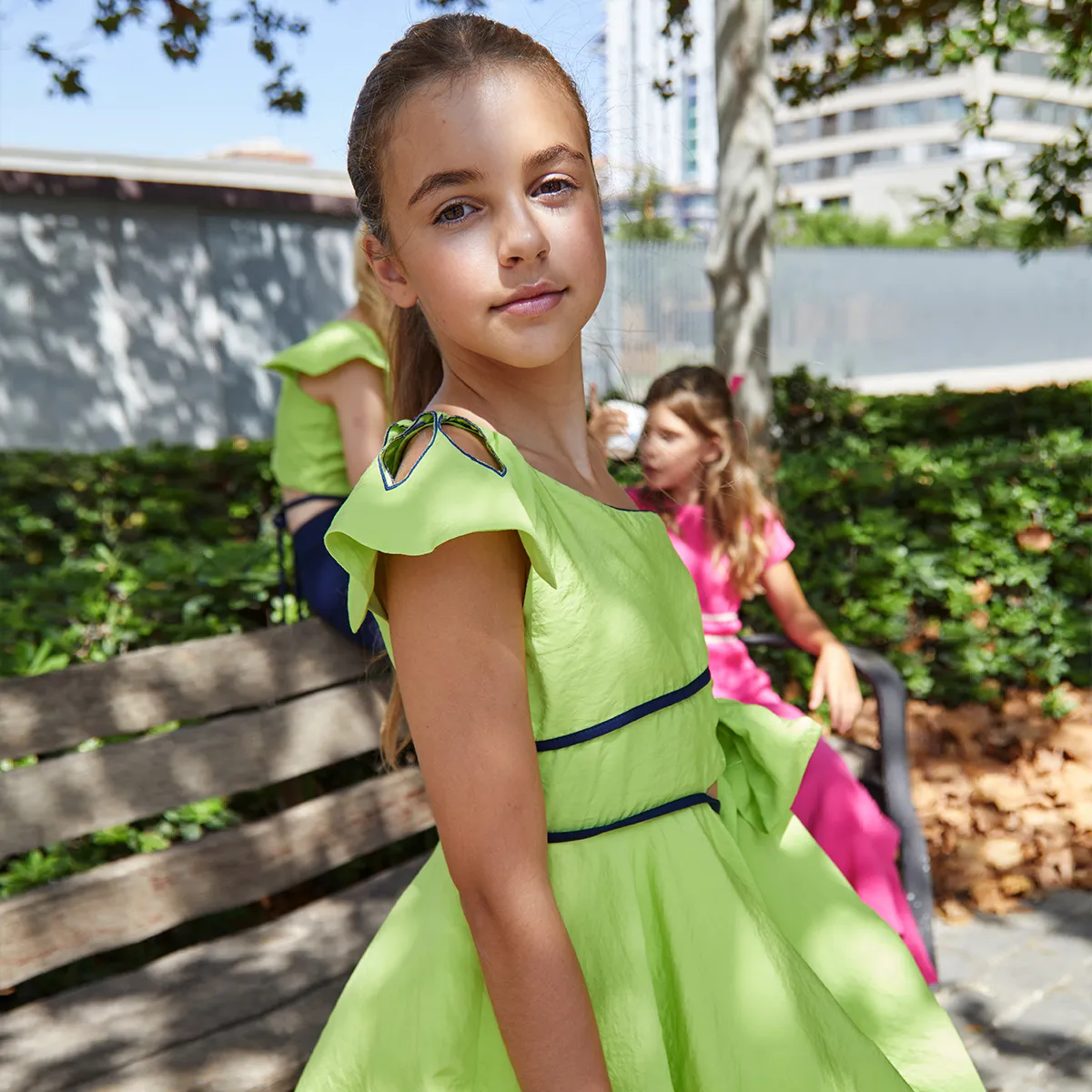 amaya green dress DM Amaya Special Occasion Dress Pistachio Green 8