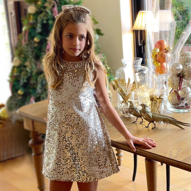 vestido navidad junior